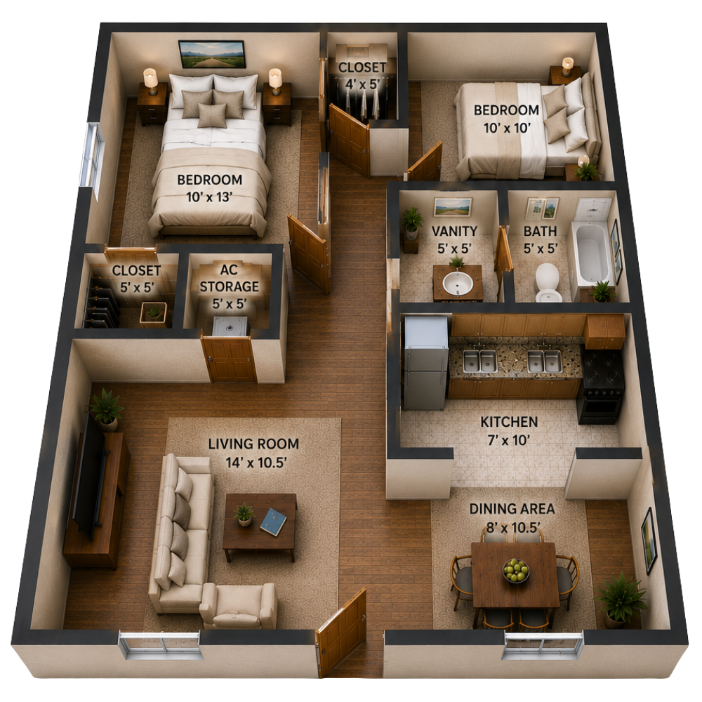 Floor Plan: B